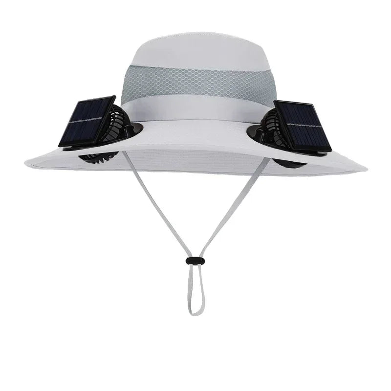Solar-Breeze Wide-Brim Cooling Hat