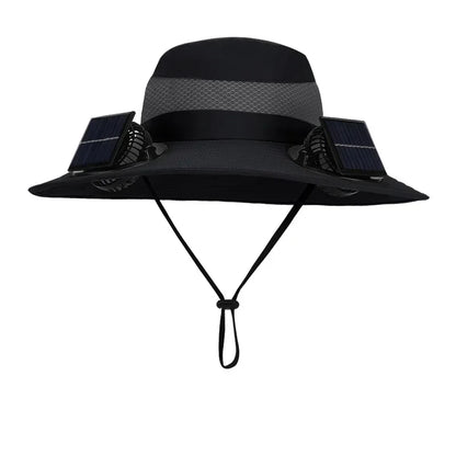 Solar-Breeze Wide-Brim Cooling Hat