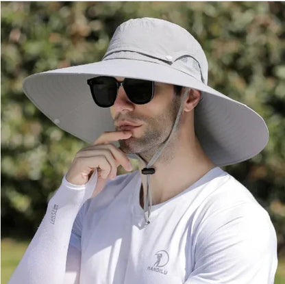 Solar-Breeze Wide-Brim Cooling Hat