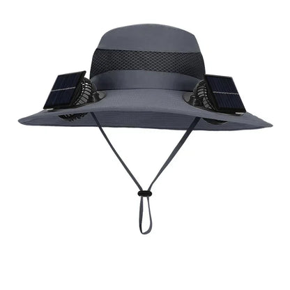 Solar-Breeze Wide-Brim Cooling Hat