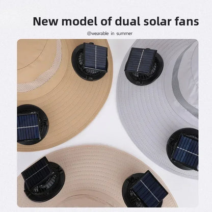 Solar-Breeze Wide-Brim Cooling Hat