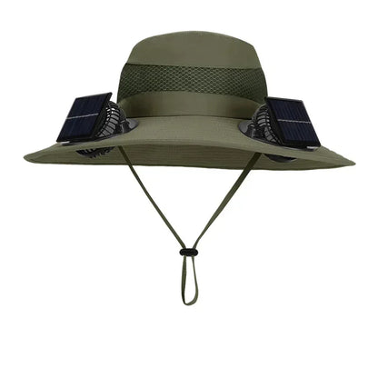 Solar-Breeze Wide-Brim Cooling Hat
