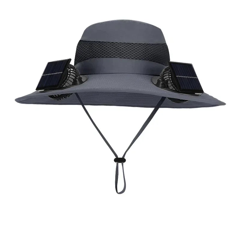 Solar-Breeze Wide-Brim Cooling Hat
