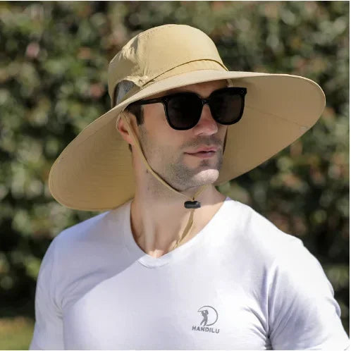 Solar-Breeze Wide-Brim Cooling Hat
