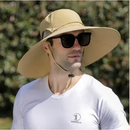 Solar-Breeze Wide-Brim Cooling Hat